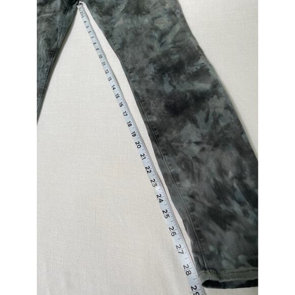 Mother Women The Looker Spontaneous Combustion Skinny Jeans Size 28 Tie Dye Gray - Picture 9 of 12